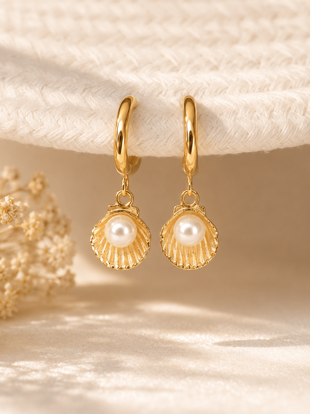 pearl tide earrings - VANIDAMSELL