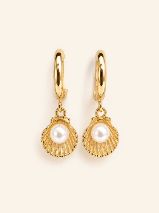 pearl tide earrings - VANIDAMSELL