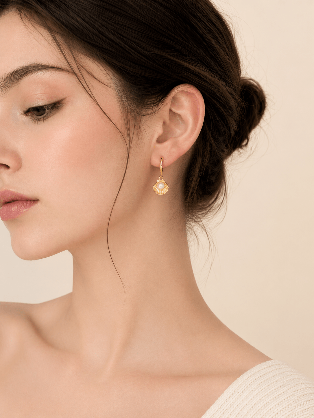 pearl tide earrings - VANIDAMSELL